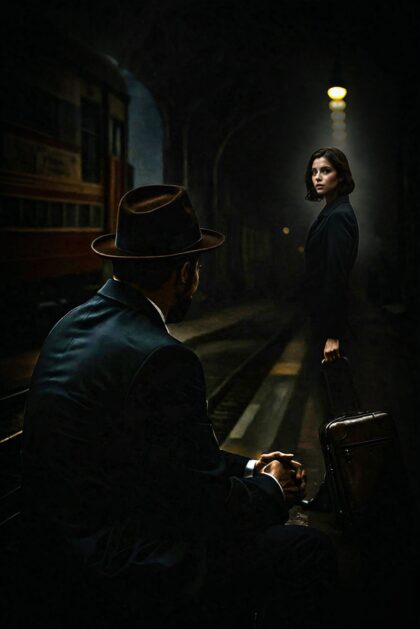 Departure in Amber Light_